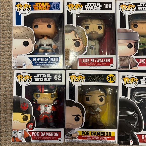 Lot of 10 Star Wars Funko Pops - Picture 2 of 10